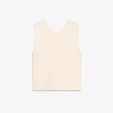 white tank top